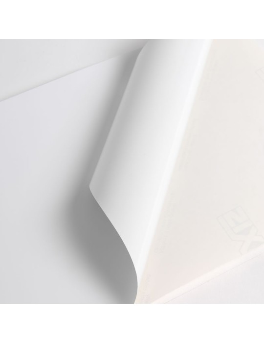 CSR25 - Semi-rigide Blanc Mat adh permanent renforcé incolore